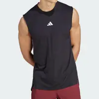 在飛比找蝦皮商城優惠-Adidas Power Tank 男款 黑色 修身 排汗 