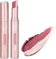 FEESHOW Two Tone Creamy Eyeshadow Stick Shimmer Finish Water Resistant Sweatproof Smudge Proof Easy Blend Eye Makeup Pen Type 1 One Size