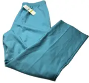 Alfred Dunner Pant Womens 14 Blue Classic Fit Pockets Comfort Waist Pull On