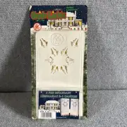 6 Luminary Bags White Snowflake Christmas Luminaria Candle Guide Lights New USA