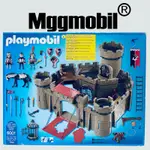 ~熱銷~新款現貨摩比世界PLAYMOBIL6000/6001德國鷹騎士帝國城堡兒童拼插玩具