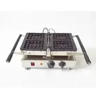 4pcs Nonstick Waffle Maker Machine 110V Electric Flip Waffle Oven Muffin Maker