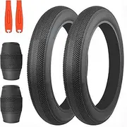 ZUKKA Pack of 2 30TPI Foldable E-Bike Tyres 24 x 4.0 Inch Fat Bicycle Coat Compatible Mountain Bike MTB Bicycle Road Bike Mud Dirt Off Road