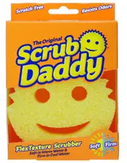 2 x Original Scrub Daddy – Multipurpose Cleaning Sponge – Soft in Warm Water, Firm in Cold – Scratch-Free & Odor Resistant