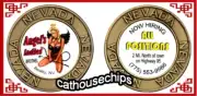 Angel's Ladies Beaty, NEVADA LEGAL Brothel Brass coin Cathouse Token