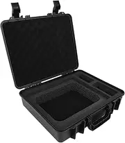 Satellite Dish Case with Foam Interior, Shockproof & Anti-Water Carrying Case, 32.8FT USB C to DC Power Cable for RV Travel & Outdoor Protect