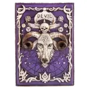 13cm Baphomet Tarot Box (Brand New) (Storage, Gift, Devil, Evil, Box, Magic)