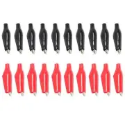 Alligator Clip with Plastic Boot Electrical Clamp Testing Probe Car Battery 28mm