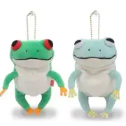 Shinada Global Mochi-Kaeru Frog Plush Mimi Size Green / Light Blue H14cm New