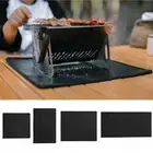 Fire Pit Mat Heat Insulation Fireproof Grill Pad High Temperature for BBQ Picnic