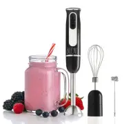 Immersion Hand Blender- Handheld Immersion Blender with Egg Whisk and Milk Fr...