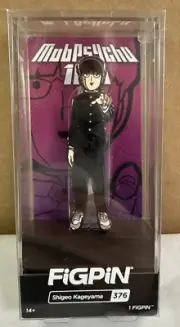 FiGPiN Mob Psycho 100 Shigeo Kageyama Hard Display Case #376 NEW