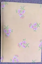 Handmade paper floral bound book/journal style - art work, writing, memoirs