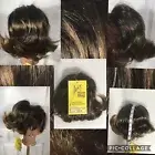 NEW! ISIS Hairpiece Ponytail Wrap-N-Tie Drawstring Brown/Gold Blonde NWT (I-B27)