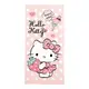 小禮堂 Hello Kitty 純棉割絨浴巾 兒童浴巾 純棉浴巾 身體毛巾 76x152cm (粉 草莓)