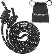 Flow Rope Jump Rope for Fitness - High Performance Adjustable Exercise Jump Rope for Men & Women - Double Woven Workout Rope for Home Gym, Cardio, Boxing & MMA - Indoor/Outdoor Training (Beginner