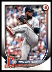 300 Card Lot 2025 Bowman #15 Emmanuel Clase Guardians