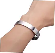 WOFASHPURET Lightweight Fashion Daughter Bracelet Titanium Steel Lettering Bangle Present