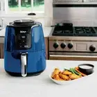 Ninja AF100 Air Fryer Crisps Roasts, Reheats, & Dehydrate, for Quick BLACK, BLUE