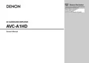 Denon AVC-A1HD Amplifier Owners Manual