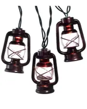 Kurt Adler 10/L Copper Lantern Light Set NoSize Multicolor