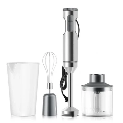 Hand Immersion Blender 1000W Powerful 4-in-1 Stainless Steel Stick Food Mixer