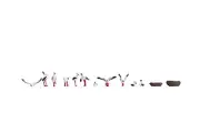 Noch 15776 HO Scale 1:87 Figures: Storks - New 2023