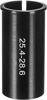 uxcell Alloy Bike Seat Post Reducer Shim 25.4mm to 28.6mm 60mm Length Aluminum Bicycle Reducing Sleeve Conversion Seat Post Tube Adapter for Mountain Bike Road Bike City Bike