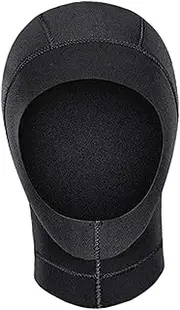 Oshhni Scuba Diving Hood Swim Hat 3mm Neoprene Wetsuit Hoods Diving Cap Ear Protection Surfing Hat Thermal Hood for Men Women Winter