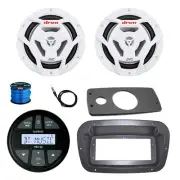 Infinity Radio, Adapter, Spa Bezel, ANT, 2x 6.5" 150W White Speaker w/Wire