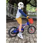 已售出 二手 捷安特12吋兒童藍紅色腳踏車