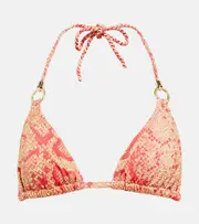 [Heidi Klein] Heidi Klein Masai Mara bikini top AU 8 pink