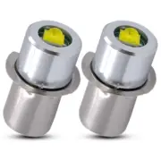 LED Upgrade to 372 Lumen p13.5s bulb For U.S. Army &Military MX-991 3V 2-Cell