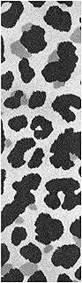 Amooorous Black Leopard Print Decorative Skateboard Griptape Waterproof Grip Tape for Scooter Anti-Tearing mini Cruiser Skateboard Grip 33×9 Inch