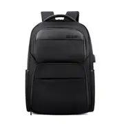 Men Large Capacity Mukti-Layer Waterproof Backpack Handbag With Usb Charging Port