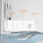 Large Digital Wall Clock Temperature And Humidity Week Display Table Alarm Cl WF