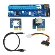 Astrotek PCI-E PCI Express 1x to 16x Adapter Riser Card Extension Power USB 3.0