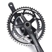 MTB Road Bicycle Hollow Crankset 130BCD 170mm 53-39T Bicycle Double Chainrings