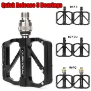 PROMEND Quick Release QD Road Bike Pedal MTB Folding Bicycle Pedal 3 Bearings