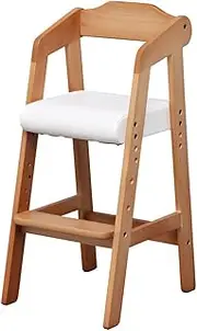 Iris Plaza Kids Chair, Wooden Chair, High Chair, 3 Levels Adjustable, Width 13.8 x Depth 16.1 x Height 30.9 inches (35 x 41 x 78.5 cm)