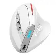2400 DPI 8 Buttons Wireless Rechargeable Mice F-36 Ergonomic Vertical Mouse
