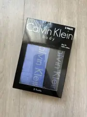 RARE NIB VINTAGE 2-PACK Calvin Klein Men's Body Trunk Boxer Brief Black Blue XL