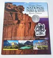 National Parks & Sites Quarter Collector Folder 56 Slots Coin Album