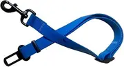 DROVERS Dog and Co BioThane Seat Belt Strap - Adjustable- Dogs- Puppies- Pet Seat Belt Tether - Universal Seat Belt (Blue)