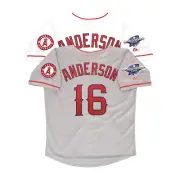 Garret Anderson 2002 Anaheim LA Angels World Series Home & Road Men's Jersey
