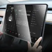 For Tesla Model 3 Clear Tempered Glass Screen Protector Anti Fingerprint