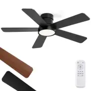 42 Inch Ceiling Fans with Lights and Remote,Outdoor Indoor Modern Flush Mount...