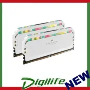 Corsair Dominator Platinum RGB 32GB (2x 16GB) DDR5 5200MHz C40 Memory - White