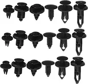 MUCKLILY 200pcs Car Bumper Fasteners Clips Auto Body Retainer Clips Compatible with Various Car Parts for DIY Repairs and Projects Includes Multiple for Versatile Use