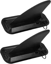 Yardwe Upgrade Your Surfboard 2 Sets of Snap in Fins Paddle Fin Water Separator for Better Balance and Maneuverability